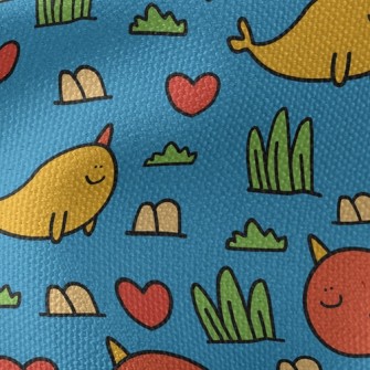 Cartoon Rare Fat Fish Waterproof Canvas