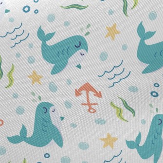 Leisurely Swimming With Sharks Twill