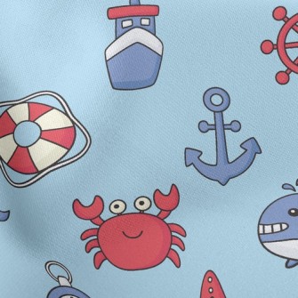 Playful Crab And Whale Stretch Ponte