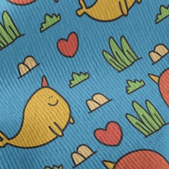 Cartoon Rare Fat Fish Standard Corduroy