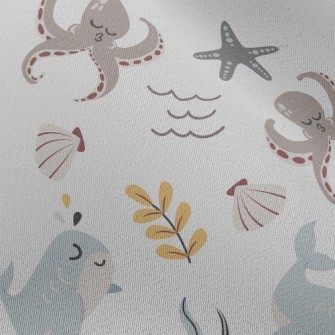 Funny Pouty Octopus Chiffon