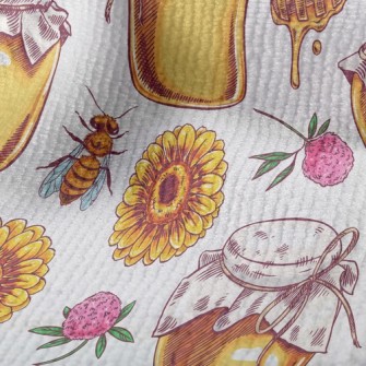 Bees Collecting Honey Terry