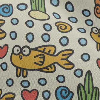 Funny Little Fish With Big Eye Chiffon