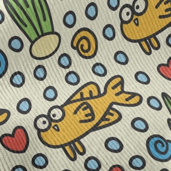 Funny Little Fish With Big Eye Standard Corduroy