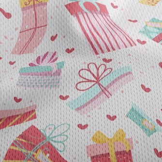 Gorgeously Wrapped Gift Box Athletic Mesh Flat Back