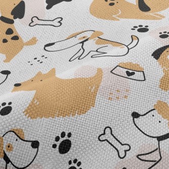Cute And Lively Dog Performance Linen