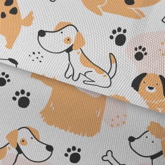 Cute And Lively Dog Waterproof Oxford