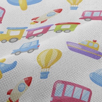 Fun And Colorful Transportatio Performance Linen