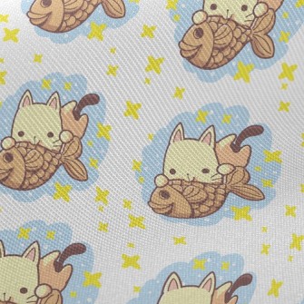 Cats Love To Eat Taiyaki Twill