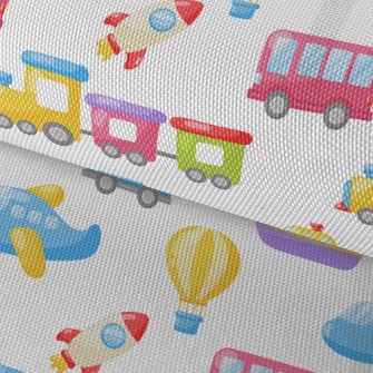 Fun And Colorful Transportatio Waterproof Oxford