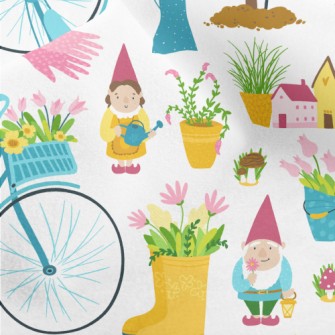 Field Style Gardening Decorati Micro Fleece