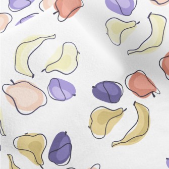 Abstract Lines Banana Micro Fleece