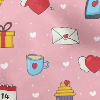 Love Valentine&#39;s Day Micro Fleece