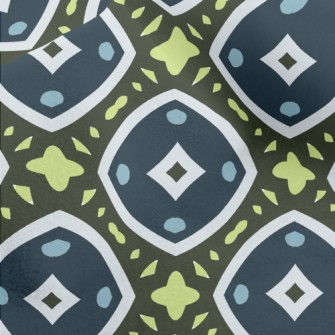 Geometry Mosaic Blocks Micro Fleece