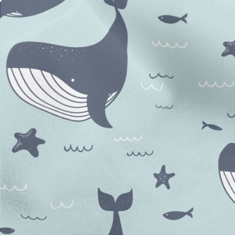 Huge Gentle Whale Micro Fleece
