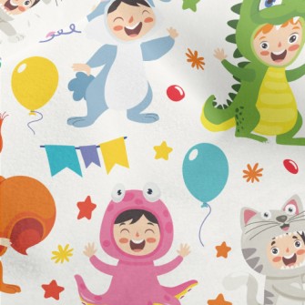 Dress Up Animal Party Micro Fleece