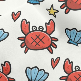 Surprised Crab Shell Micro Fleece