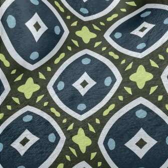 Geometry Mosaic Blocks Minky
