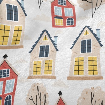 European Style Town House Minky