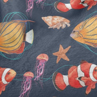 Clown Fish Hermit Crab Jellyfi Minky