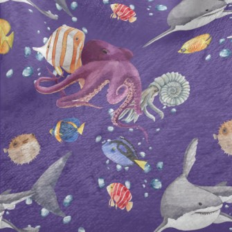Fierce Creatures Under The Sea Minky