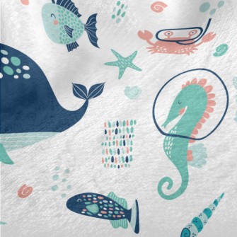 Lantern Fish Stingray Turtle Minky