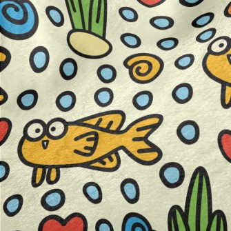 Funny Little Fish With Big Eye Minky