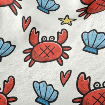 Surprised Crab Shell Minky
