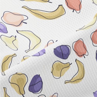 Abstract Lines Banana Piqué