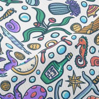 Mysterious Underwater Treasure Piqué