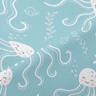 Smiling Jellyfish Piqué