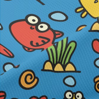 Surprised Bicolor Fish Piqué