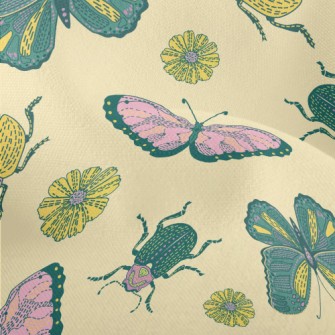 Butterfly Flower Beetle Lightweight Performance Linen