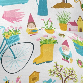 Field Style Gardening Decorati Lightweight Performance Linen