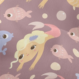 Blonde Mermaid Princess Lightweight Performance Linen