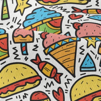 Cartoon Colorful Ice Cream Modern Jersey