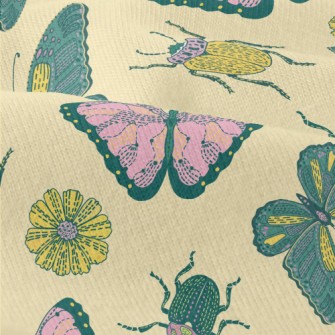 Butterfly Flower Beetle Modern Jersey