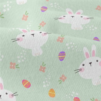 Playful White Rabbit Painted E Modern Jersey