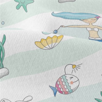 Mermaid Princess And Sea Creat Modern Jersey