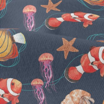 Clown Fish Hermit Crab Jellyfi Modern Jersey
