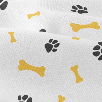 Cute Dog Paw Dog Bone Modern Jersey