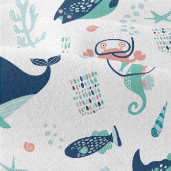 Lantern Fish Stingray Turtle Modern Jersey