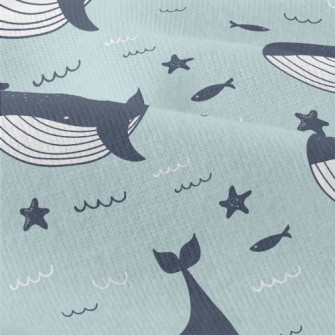 Huge Gentle Whale Modern Jersey