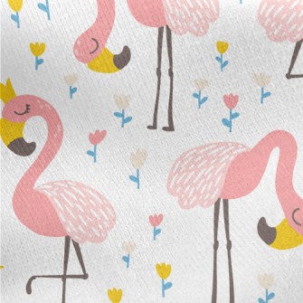 Noble Flamingo King Jersey Backed Fleece