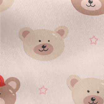 Sports Hat Bear Jersey Backed Fleece