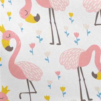 Noble Flamingo King Pongee
