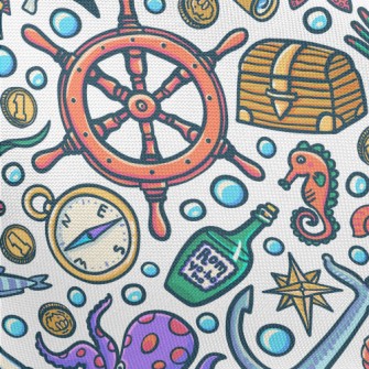 Mysterious Underwater Treasure Pongee