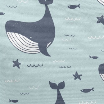 Huge Gentle Whale Pongee