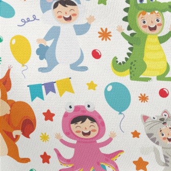 Dress Up Animal Party Pongee