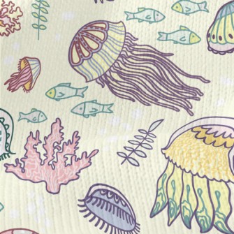 Gorgeous Fantasy Jellyfish Stretch Jersey